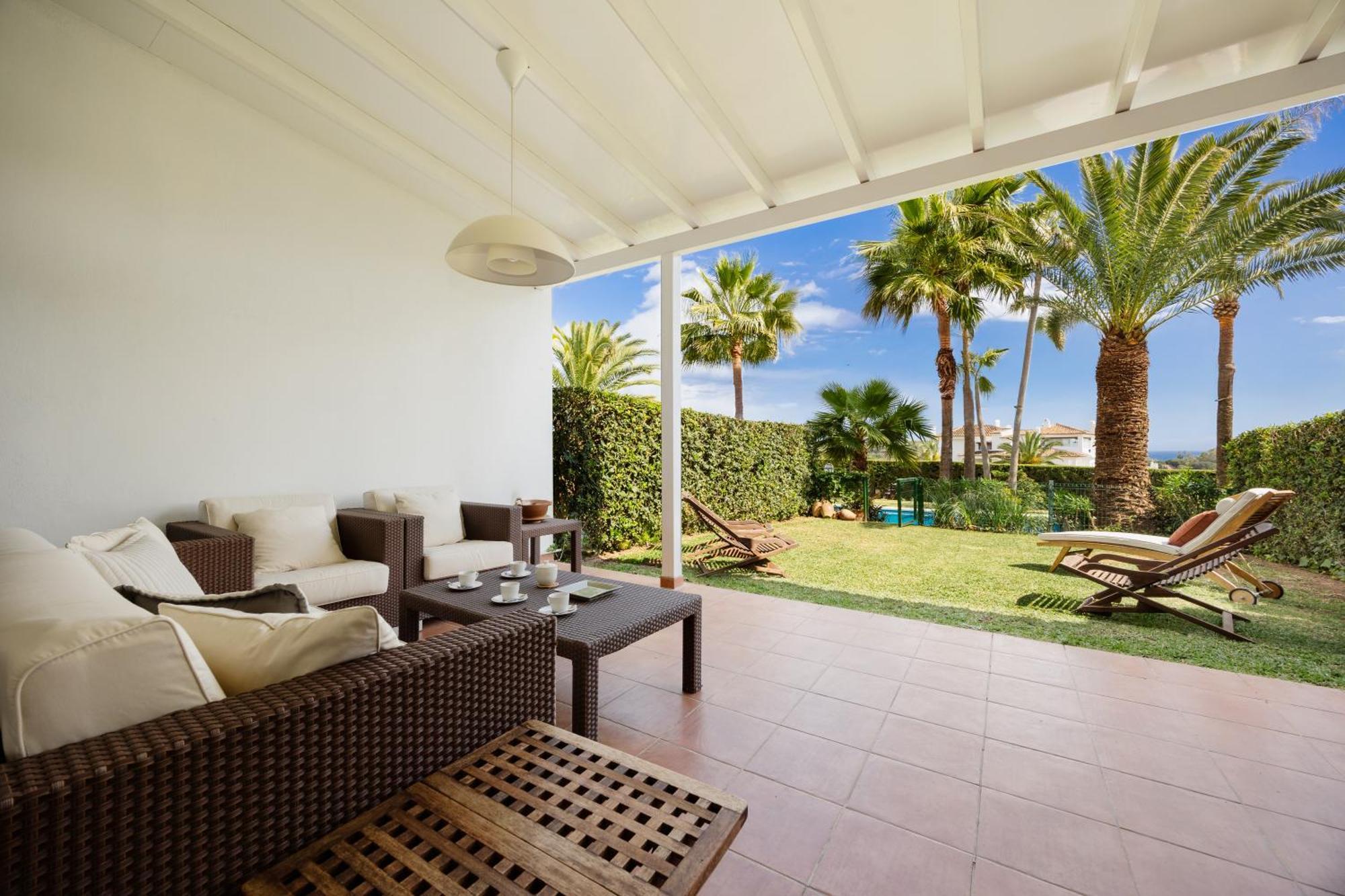 2 Storey Townhouse With Large Terrace Garden, Bbq And Close To The Beach, In Elviria,
